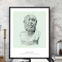 Hippocrates Bust Portrait