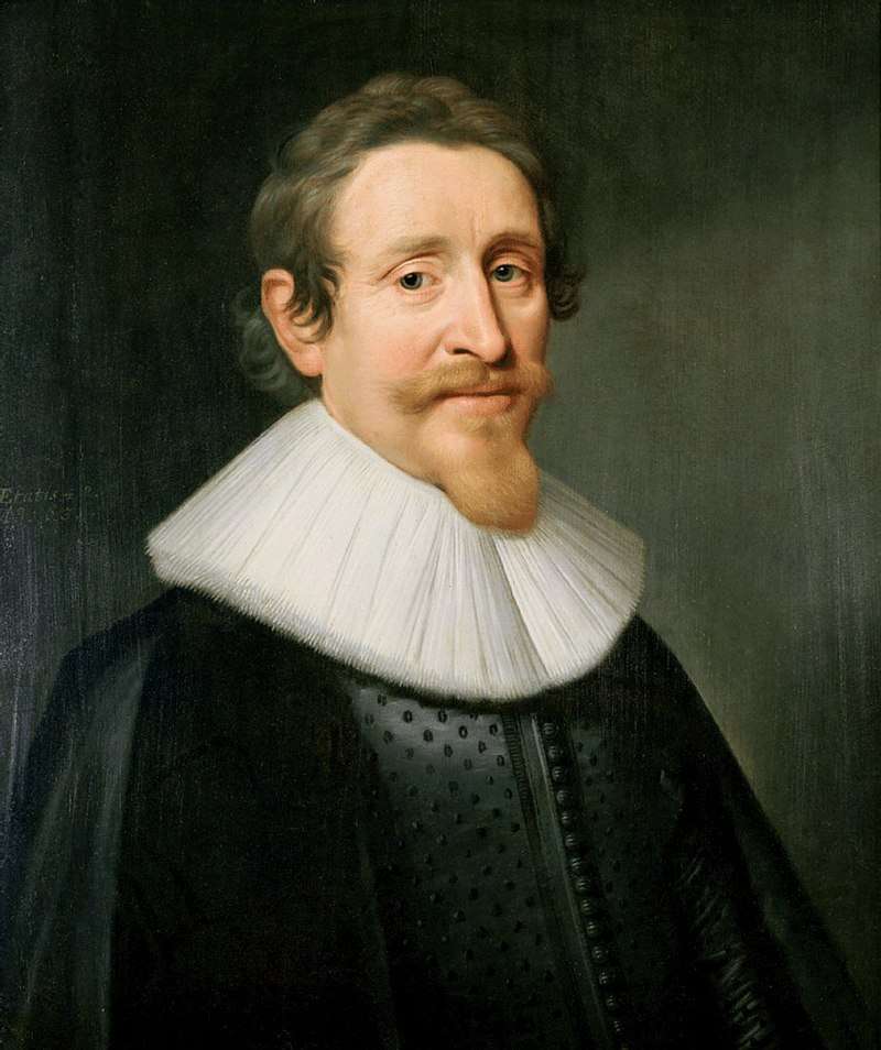 Portrait of Hugo Grotius by Michiel Jansz. van Mierevelt, 1631