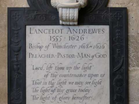Memorial in Winchester Cathedral