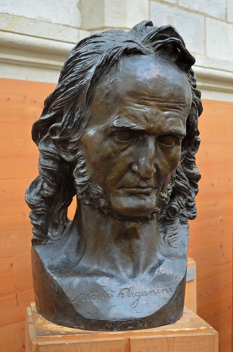 Bust of Niccolò Paganini by David d'Angers (1830–1833)