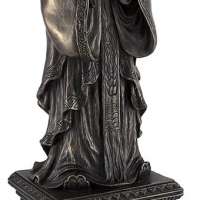 Confucius on Engraved Pedestal Figure