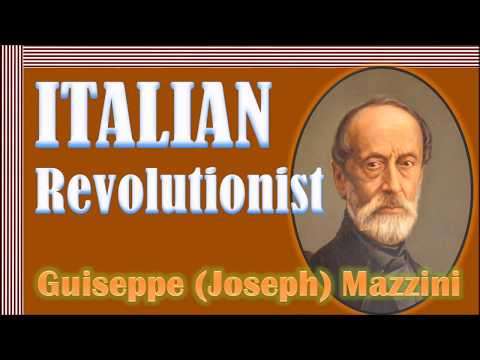 ITALIAN REVOLUTIONIST - GUISEPPE (JOSEPH) MAZZINI