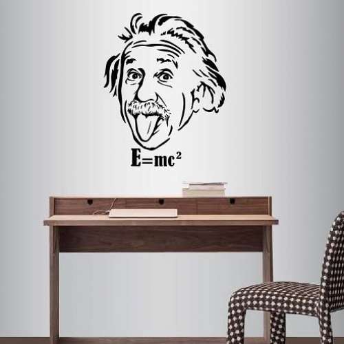Albert Einstein Art Sticker