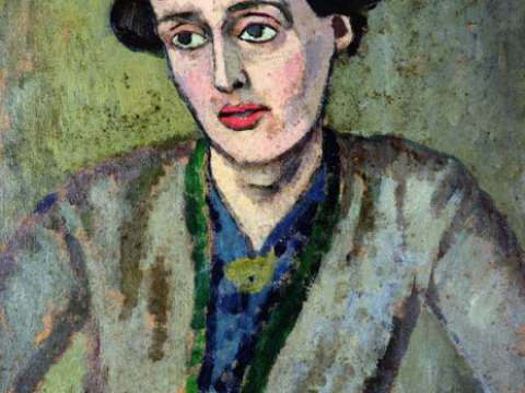 A portrait of Woolf by Roger Fry c. 1917