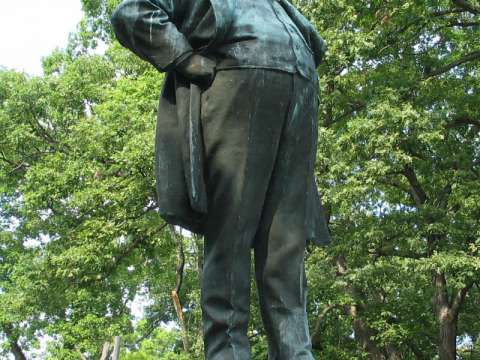 Ingersoll statue in Peoria, Illinois.