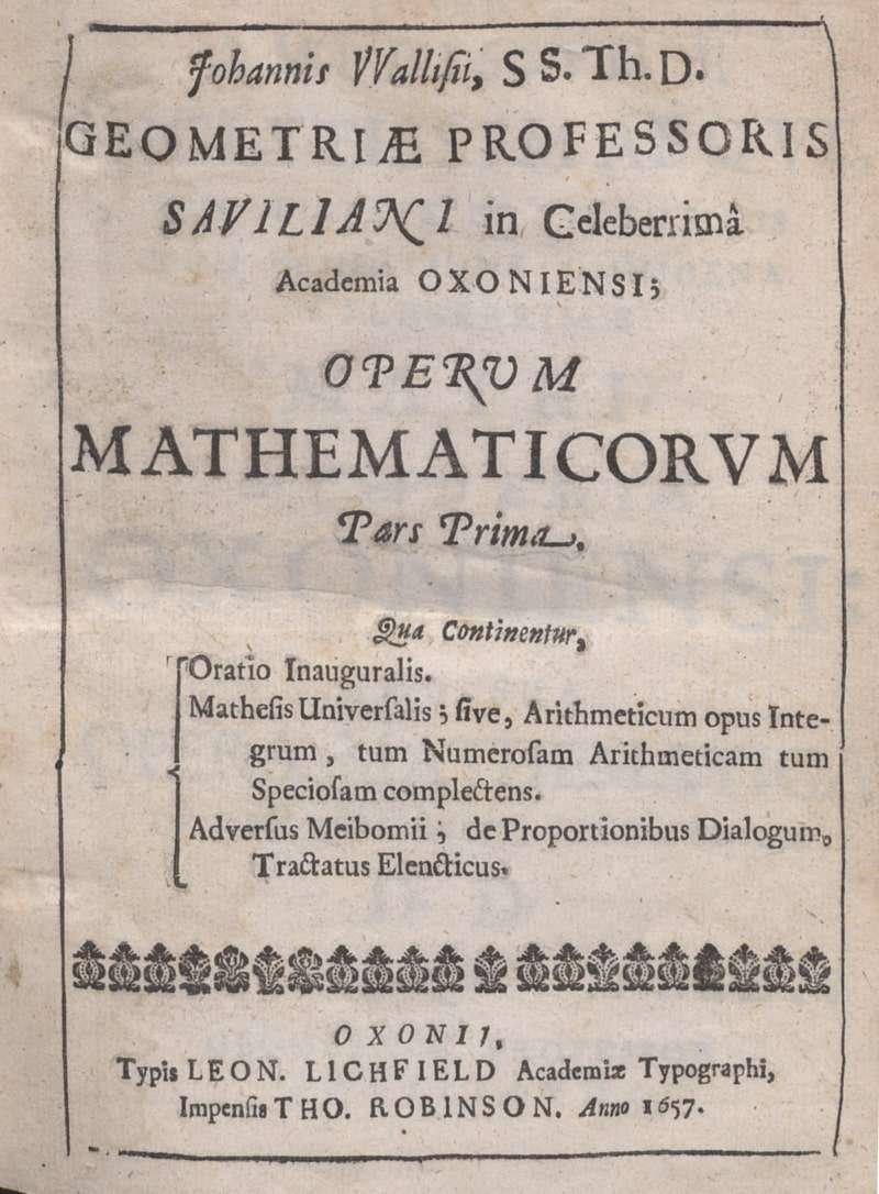 Opera mathematica, 1657