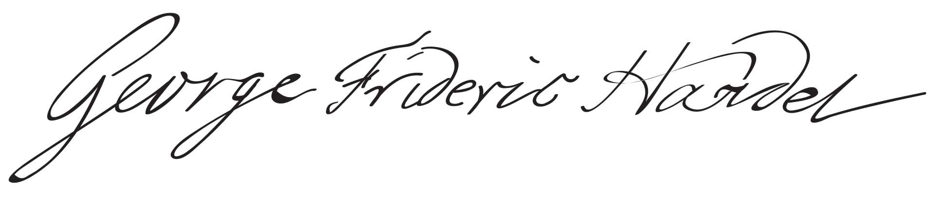 George Frideric Handel Signature