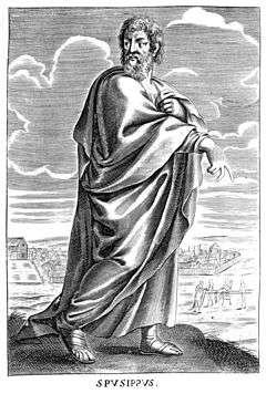 Speusippus was Plato's nephew.