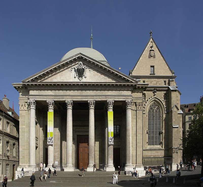 Calvin preached at St. Pierre Cathedral, the main church in Geneva.
