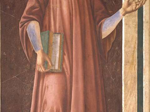Mural of Dante in the Uffizi, Florence, by Andrea del Castagno, c. 1450