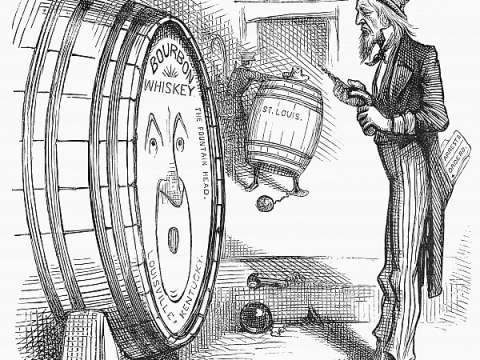 arper's Weekly cartoon on Bristow's Whiskey Ring investigation
