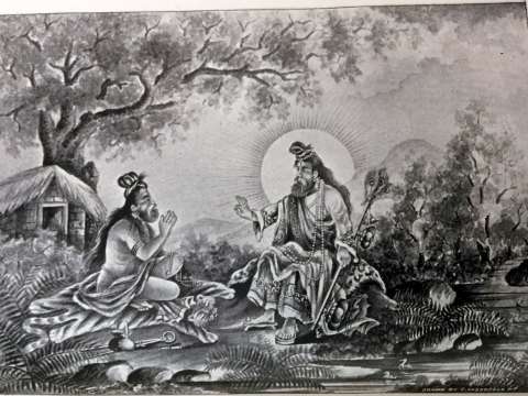 Narada meets Vyasa