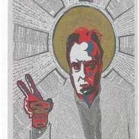 Christopher Hitchens Stretch Canvas