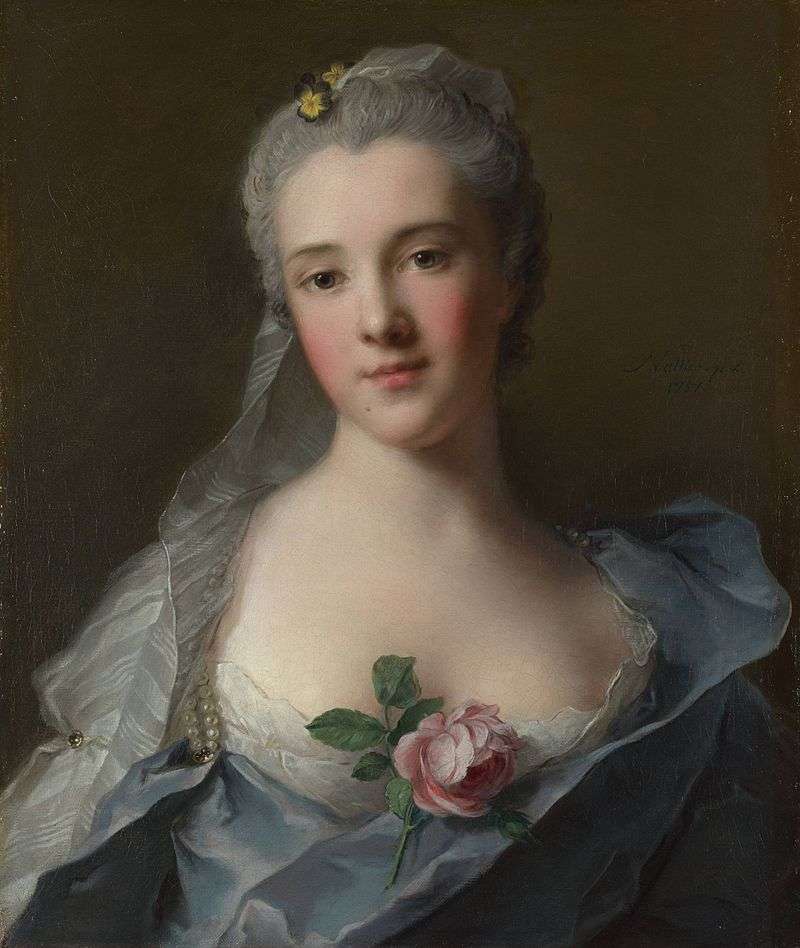 Portrait of Manon Balletti by Jean-Marc Nattier (1757)