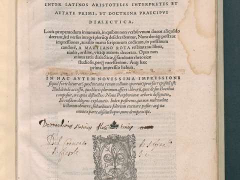 Dialectica, 1547