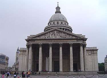 Condorcet was symbolically interred in the Panthéon (pictured) in 1989.