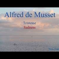 French Poem - Tristesse by Alfred de Musset