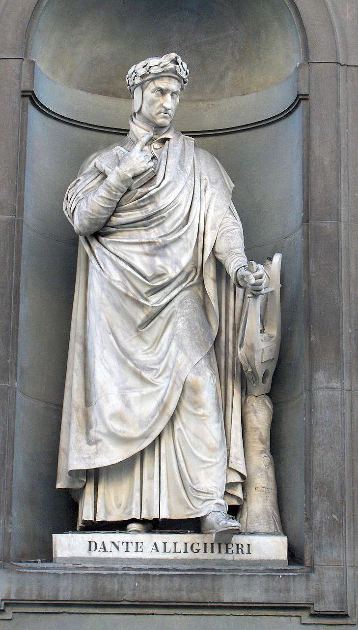 Statue of Dante at the Uffizi