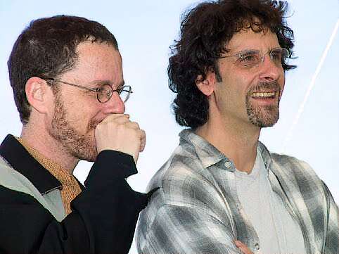 Ethan and Joel at the 2001 Cannes Film Festival