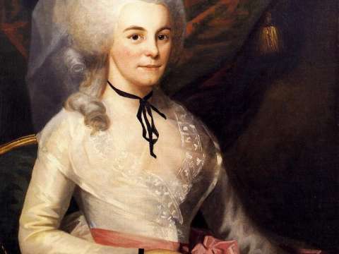 Elizabeth Schuyler, portrait by Ralph Earl