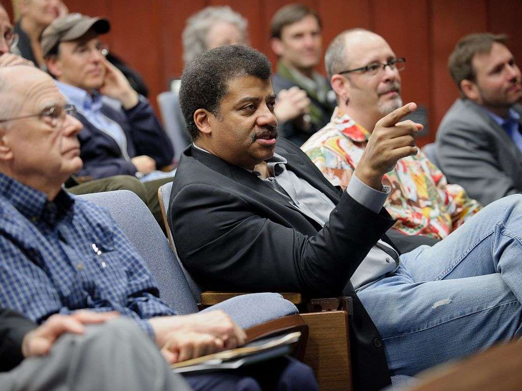 Tyson in December 2011 at a conference marking 1,000 days after the launch of the spacecraft Kepler