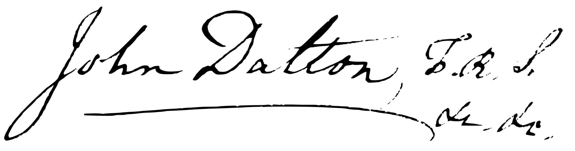 John Dalton Signature