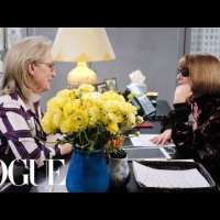 Meryl Streep Meets Anna Wintour at Vogue