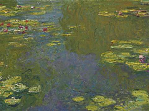 Le Bassin Aux Nymphéas, 1919. Monet's late series of Waterlily paintings are among his best-known works.