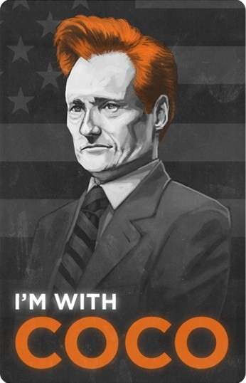 A poster created by Mike Mitchell during the 2010 Tonight Show conflict displaying his 