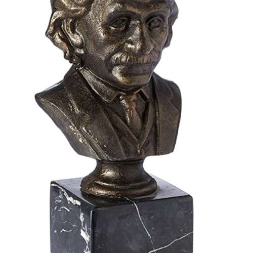 Albert Einstein Cast Iron Sculptural 
