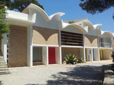 Pilar and Joan Miró Foundation in Palma de Mallorca. Pictured is Miró's former workshop, built by Josep Lluís Sert.