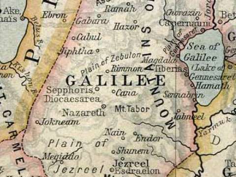 Galilee, site of Josephus's governorship, before the First Jewish–Roman War