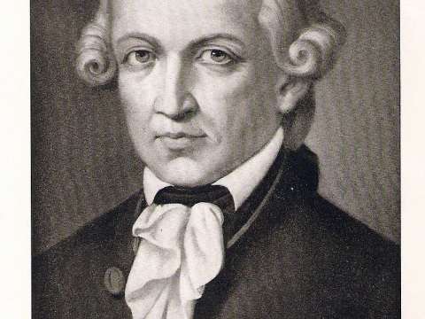 Engraving of Immanuel Kant
