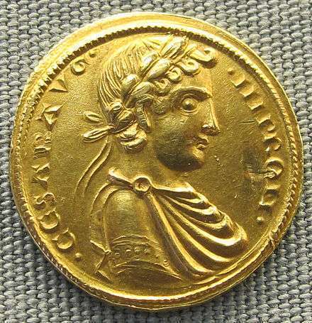 A gold augustalis bearing Frederick's effigy