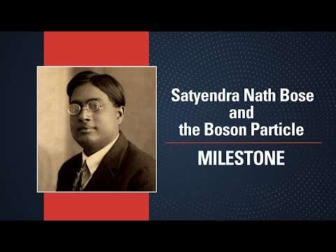 Satyendra Nath Bose and the 'Boson' particle