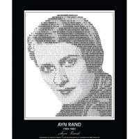 Inspirational Ayn Rand Quotes Poster