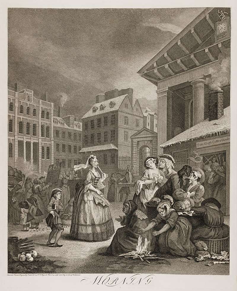 18th-century London by William Hogarth