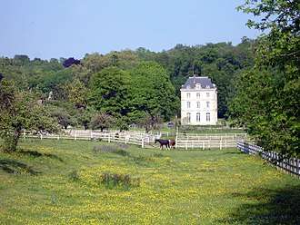 In 1797 Germaine de Staël and Benjamin Constant lived in the remains of the Abbey of Herivaux.