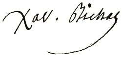 Xavier Bichat Signature