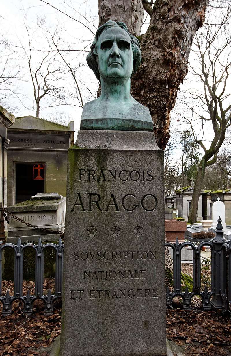 Grave of Arago at Père Lachaise Cemetery in Paris