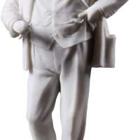 Winston Churchill Smoking Cigar Statue