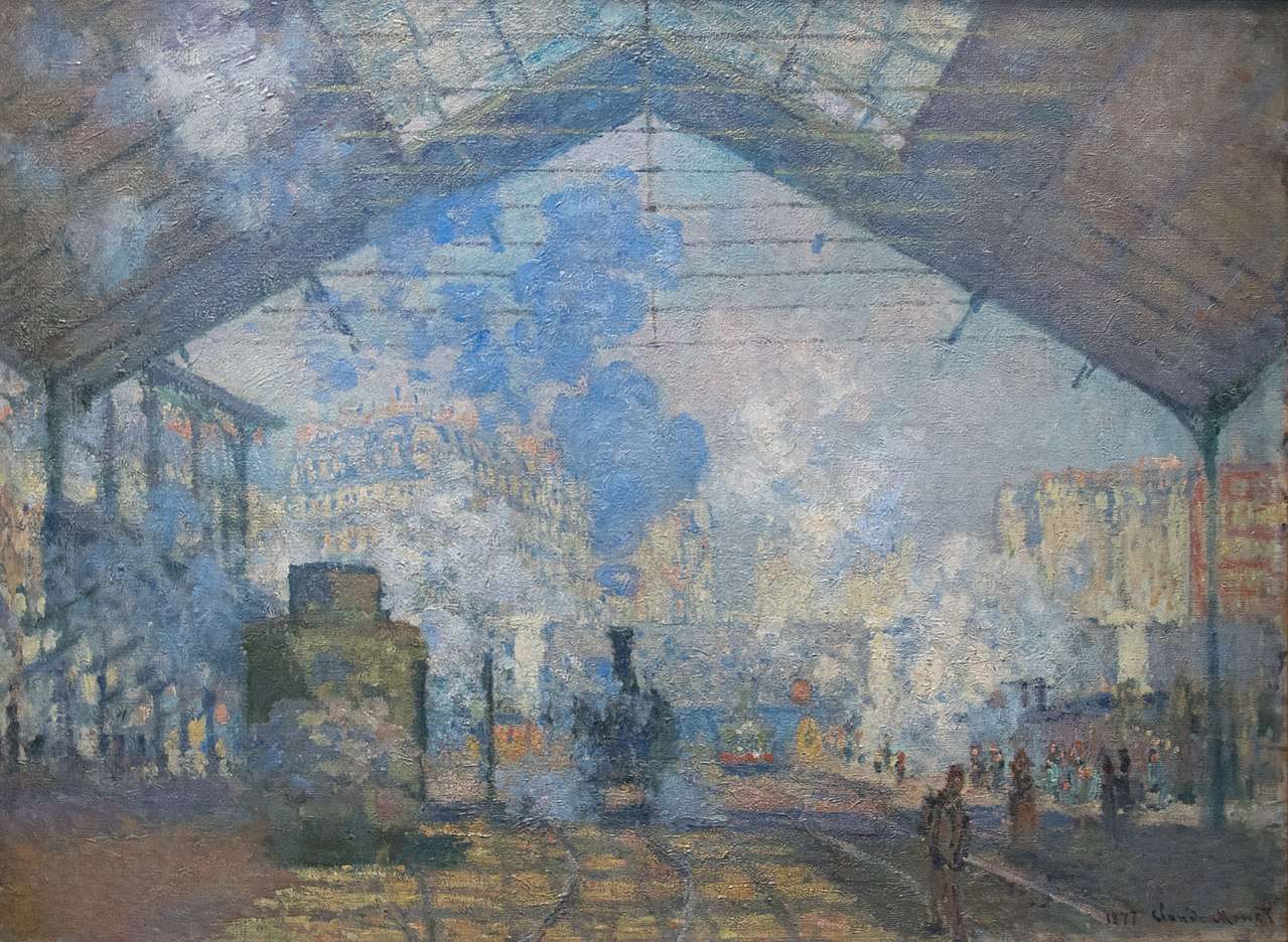 La Gare Saint-Lazare, 1877, Musée d'Orsay
