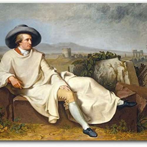Goethe in The Roman Campagna Mouse Pad
