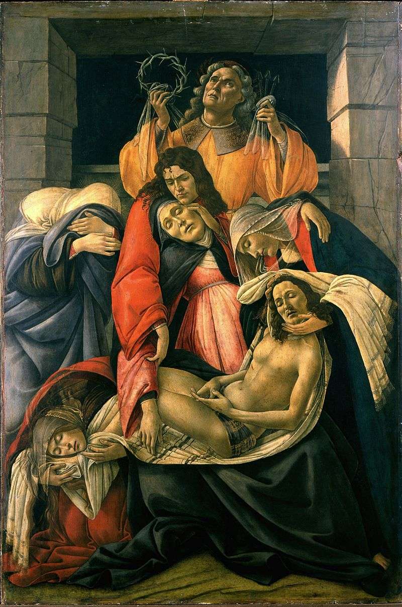 Lamentation of Christ, early 1490s, Alte Pinakothek, Munich.