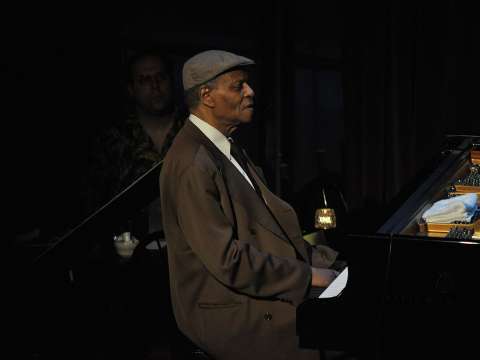 Tyner with his quartet at Jazz Alley, Seattle, Washington, 2012