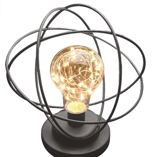 Table Desk Lamp - Atomic Age Led Metal Accent Light