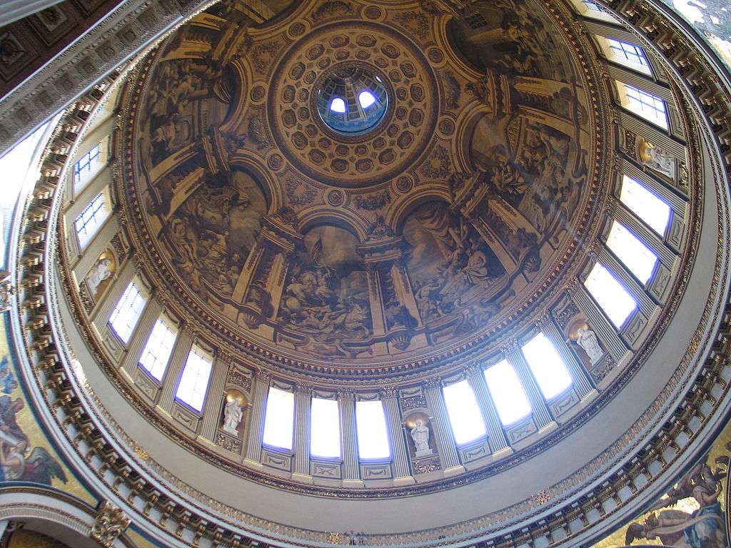 St Paul's Cathedral, interior of the dome