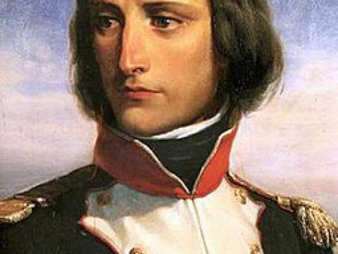Napoleon Bonaparte, aged 23, as lieutenant-colonel of a battalion of Corsican Republican volunteers. Portrait by Henri Félix Emmanuel Philippoteaux