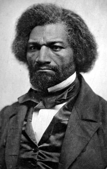 Frederick Douglass in 1856, around 38 years of age