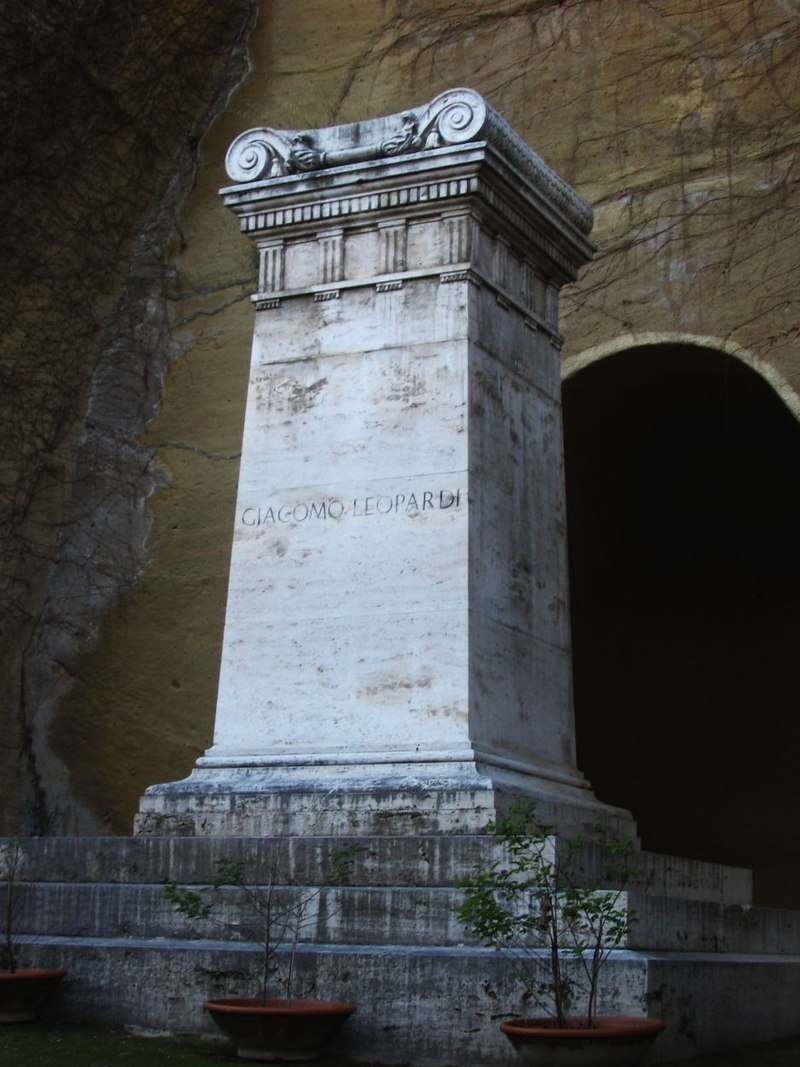 The tomb of Leopardi at Parco Virgiliano, Naples
